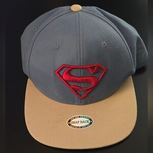 🎀2/$20🎀 Superman Logo Snapback Hat ACE A&C Original